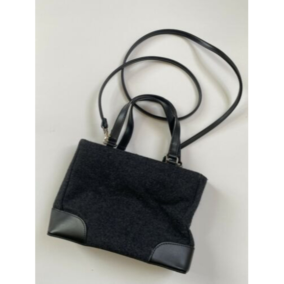 Amanda Smith Gray Charcoal Mini Handbag Crossbody Y2K 90s. - Picture 3 of 6